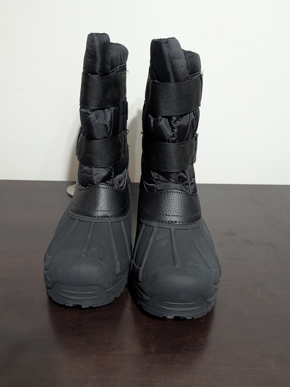 Crown Vintage Black Men's Insulated Winter Boots Size 12M